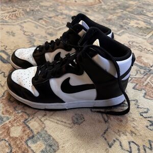 Nike Dunk Black and White High-Tops